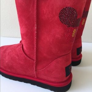 Ugg Red Mickey Mouse Boots